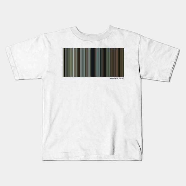 Moonlight (2016) - Every Frame of the Movie Kids T-Shirt by ColorofCinema